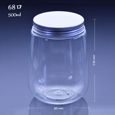 Plastik U Şekilli 500ml 42mm Tek Kullanımlık Suyu Şişeleri